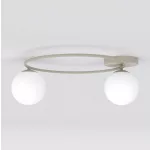 EMIBIG SOPRA 2 MOKKA OPAL Bézs Beltéri Mennyezeti lámpa E14 IP20 EB-1633-2