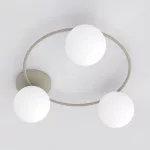 EMIBIG SOPRA 3 MOKKA OPAL Bézs Beltéri Mennyezeti lámpa E14 IP20 EB-1633-3