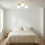 EMIBIG SOPRA 3 MOKKA OPAL Bézs Beltéri Mennyezeti lámpa E14 IP20 EB-1633-3