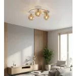 EMIBIG SOPRA 3 MOKKA AMBER Bézs Beltéri Mennyezeti lámpa E14 IP20 EB-1634-3