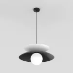 EMIBIG NAGOYA 1 BLACK/WH Fekete Beltéri Függőlámpa G9 IP20 EB-1639-5