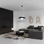 EMIBIG NAGOYA 1 BLACK/WH Fekete Beltéri Függőlámpa G9 IP20 EB-1639-5
