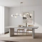 EMIBIG MAGNUS 8 MOKKA OPAL Bézs Beltéri Függőlámpa E14 IP20 EB-1640-8
