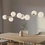 EMIBIG MAGNUS 8 MOKKA OPAL Bézs Beltéri Függőlámpa E14 IP20 EB-1640-8