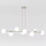 EMIBIG MAGNUS 8 MOKKA OPAL Bézs Beltéri Függőlámpa E14 IP20 EB-1640-8