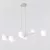 EMIBIG MAGNUS 6 GRAY OPAL Szürke Beltéri Függőlámpa E14 IP20 EB-1642-6