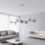 EMIBIG MAGNUS 8 GRAY GRAFIT Szürke Beltéri Függőlámpa E14 IP20 EB-1643-8