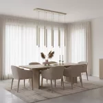 EMIBIG SELTER 9 MOKKA Bézs Beltéri Függőlámpa G9 IP20 EB-1646-9