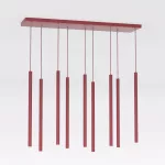 EMIBIG SELTER 9 BURGUNDY Bordó Beltéri Függőlámpa G9 IP20 EB-1647-9
