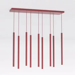  EMIBIG SELTER 9 BURGUNDY Bordó Beltéri Függőlámpa G9 IP20 EB-1647-9