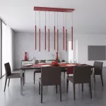 EMIBIG SELTER 9 BURGUNDY Bordó Beltéri Függőlámpa G9 IP20 EB-1647-9