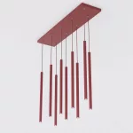 EMIBIG SELTER 9 BURGUNDY Bordó Beltéri Függőlámpa G9 IP20 EB-1647-9