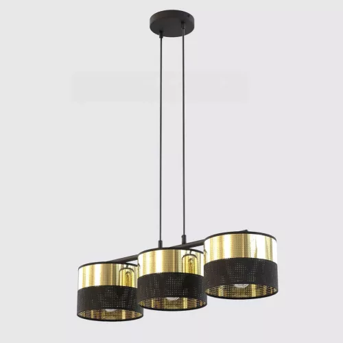 EMIBIG LUX 3 BL GOLD Fekete Beltéri Függőlámpa E27 IP20 EB-1649-3