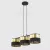 EMIBIG LUX 3 BL GOLD Fekete Beltéri Függőlámpa E27 IP20 EB-1649-3