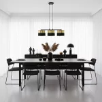 EMIBIG LUX 3 BL GOLD Fekete Beltéri Függőlámpa E27 IP20 EB-1649-3