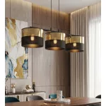 EMIBIG LUX 3 BL GOLD Fekete Beltéri Függőlámpa E27 IP20 EB-1649-3