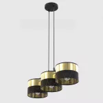 EMIBIG LUX 3 BL GOLD Fekete Beltéri Függőlámpa E27 IP20 EB-1649-3