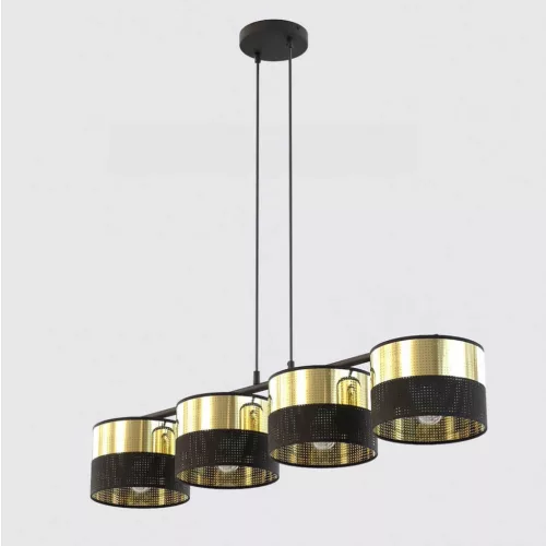 EMIBIG LUX 4 BL GOLD Fekete Beltéri Függőlámpa E27 IP20 EB-1649-4