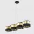 EMIBIG LUX 4 BL GOLD Fekete Beltéri Függőlámpa E27 IP20 EB-1649-4