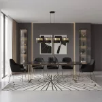 EMIBIG LUX 4 BL GOLD Fekete Beltéri Függőlámpa E27 IP20 EB-1649-4