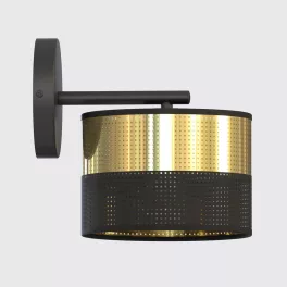   EMIBIG LUX K1 BL GOLD Fekete Beltéri Fali lámpa E27 IP20 EB-1649-K1