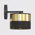 EMIBIG LUX K1 BL GOLD Fekete Beltéri Fali lámpa E27 IP20 EB-1649-K1