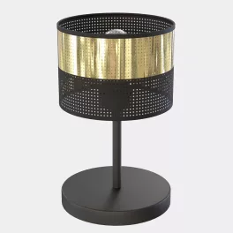   EMIBIG LUX LN1 BL GOLD Fekete Beltéri Asztali lámpa E27 IP20 EB-1649-LN1