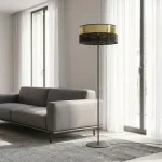 EMIBIG LUX LP1 BL GOLD Fekete Beltéri Állólámpa E27 IP20 EB-1649-LP1
