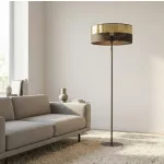 EMIBIG LUX LP1 BL GOLD Fekete Beltéri Állólámpa E27 IP20 EB-1649-LP1
