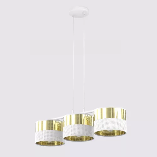 EMIBIG LUX 3 WH GOLD Fehér Beltéri Függőlámpa E27 IP20 EB-1650-3