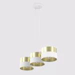 EMIBIG LUX 3 WH GOLD Fehér Beltéri Függőlámpa E27 IP20 EB-1650-3