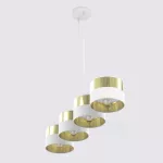 EMIBIG LUX 4 WH GOLD Fehér Beltéri Függőlámpa E27 IP20 EB-1650-4