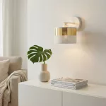 EMIBIG LUX K1 WH GOLD Fehér Beltéri Fali lámpa E27 IP20 EB-1650-K1