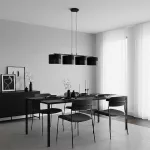 EMIBIG KARBON 4 BLACK Fekete Beltéri Függőlámpa E27 IP20 EB-1651-4