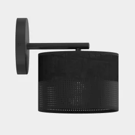   EMIBIG KARBON K1 BLACK Fekete Beltéri Fali lámpa E27 IP20 EB-1651-K1