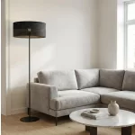 EMIBIG KARBON LP1 BLACK Fekete Beltéri Állólámpa E27 IP20 EB-1651-LP1