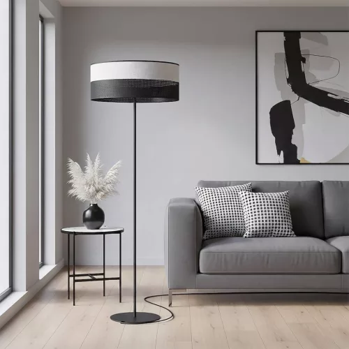 EMIBIG KARBON LP1 BL GRAY Fekete Beltéri Állólámpa E27 IP20 EB-1652-LP1
