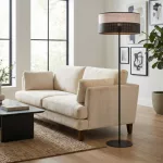 EMIBIG KARBON LP1 BL GRAY Fekete Beltéri Állólámpa E27 IP20 EB-1652-LP1