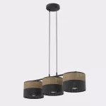 EMIBIG KARBON 3 BL BROWN Fekete Beltéri Függőlámpa E27 IP20 EB-1653-3