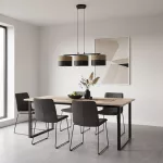 EMIBIG KARBON 3 BL BROWN Fekete Beltéri Függőlámpa E27 IP20 EB-1653-3