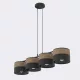 EMIBIG KARBON 4 BL BROWN Fekete Beltéri Függőlámpa E27 IP20 EB-1653-4