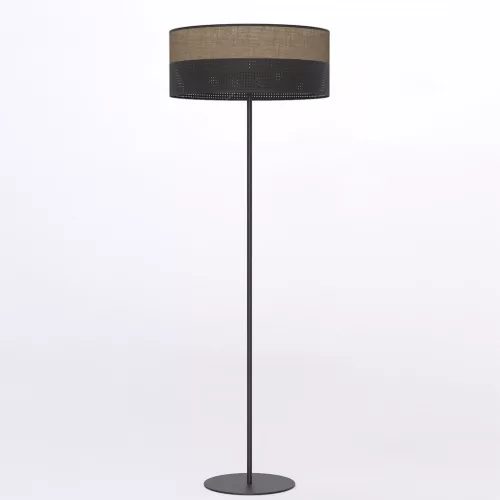EMIBIG KARBON LP1 BL BROWN Fekete Beltéri Állólámpa E27 IP20 EB-1653-LP1
