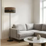 EMIBIG KARBON LP1 BL BROWN Fekete Beltéri Állólámpa E27 IP20 EB-1653-LP1