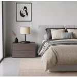 EMIBIG ECO LN1 BL RATTAN Fekete Beltéri Asztali lámpa E27 IP20 EB-1654-LN1