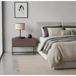 EMIBIG ECO LN1 BL RATTAN Fekete Beltéri Asztali lámpa E27 IP20 EB-1654-LN1