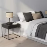 EMIBIG ECO LN1 BL RATTAN Fekete Beltéri Asztali lámpa E27 IP20 EB-1654-LN1