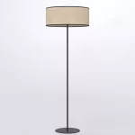 EMIBIG ECO LP1 BL RATTAN Fekete Beltéri Állólámpa E27 IP20 EB-1654-LP1