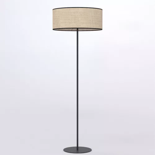 EMIBIG ECO LP1 BL RATTAN Fekete Beltéri Állólámpa E27 IP20 EB-1654-LP1