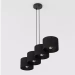 EMIBIG ECO 4 BL BLACK Fekete Beltéri Függőlámpa E27 IP20 EB-1655-4