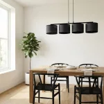 EMIBIG ECO 4 BL BLACK Fekete Beltéri Függőlámpa E27 IP20 EB-1655-4